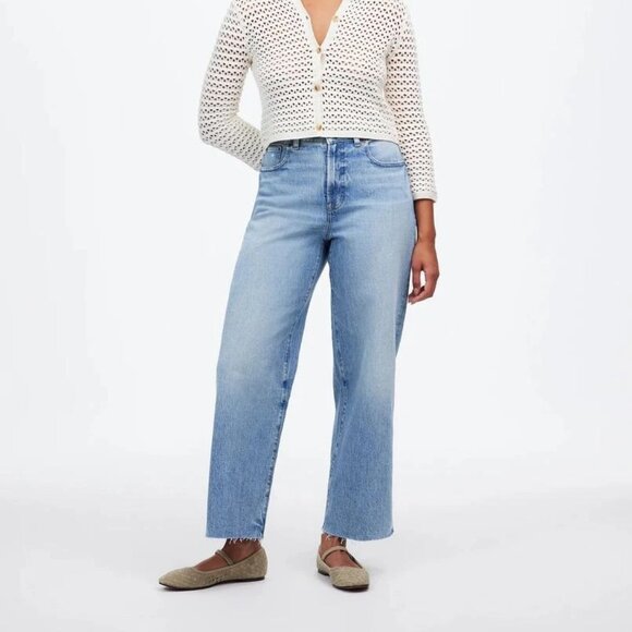 Madewell The Curvy Perfect Vintage Wide-Leg Jean - Sz 26 - Picture 1 of 7